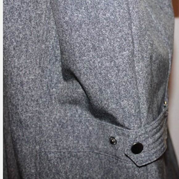 ZeroXposur Jacket 1X Fleece Lined Removable Hood Zip Pockets Gray Lightweight - Picture 7 of 10